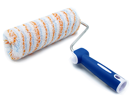 RODILLO FIJO TRICOLOR ABN * POLIAMIDA * Especial revestimientos exteriores y fachadas MANGO PLÁSTICO 1 PUNTA REDONDEADA