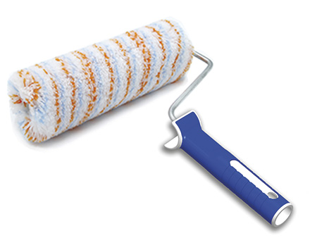 RODILLO FIJO TRICOLOR ABN * POLIAMIDA * Especial revestimientos exteriores y fachadas MANGO SOFT 1 PUNTA REDONDEADA