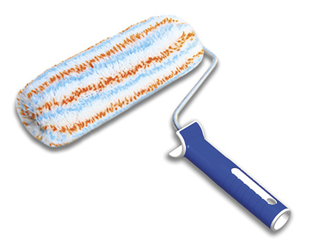 RODILLO FIJO TRICOLOR ABN * POLIAMIDA * Especial revestimientos exteriores y fachadas 2 PUNTAS REDONDEADAS